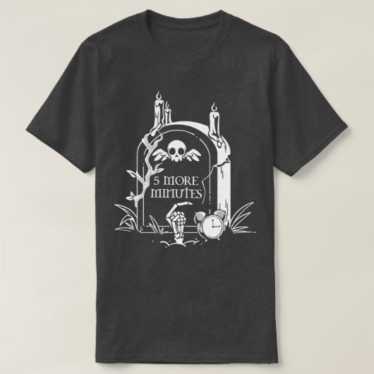 Nog 5 minuten Grave van Tobe Fonseca T-shirt (Design voorkant)