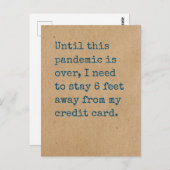 Nog 6 meter verwijderd van mijn creditcard briefkaart (Voorkant / Achterkant)