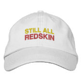 NOG ALLE REDSKIN EMBROIDERED BASEBALL-PET GEBORDUURDE PET (Voorkant)