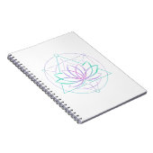 Nog Bloei Ik Neon Lotus Journaal Notitieboek (Rechterzijde)