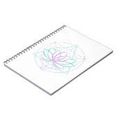 Nog Bloei Ik Neon Lotus Journaal Notitieboek (Linkerzijde)