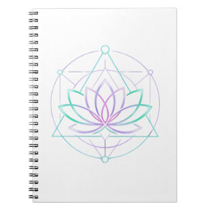 Nog Bloei Ik Neon Lotus Journaal Notitieboek