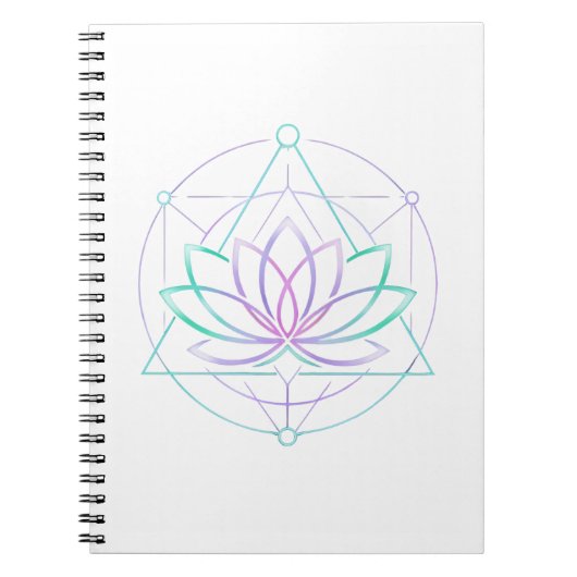 Nog Bloei Ik Neon Lotus Journaal Notitieboek (Voorkant)