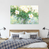 *~* Nog Daffodils TV2 Uitgerekte Canvas Print (Insitu (Slaapkamer))