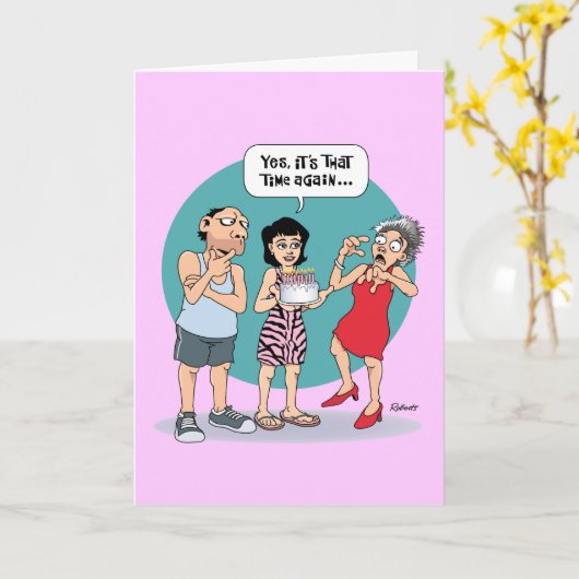 Nog een 49e verjaardag? kaart (Gele Bloem)