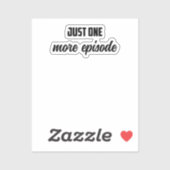 Nog één aflevering: True Crime Binge Watcher Sticker (Vel)