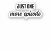 Nog één aflevering: True Crime Binge Watcher Sticker (Voorkant)