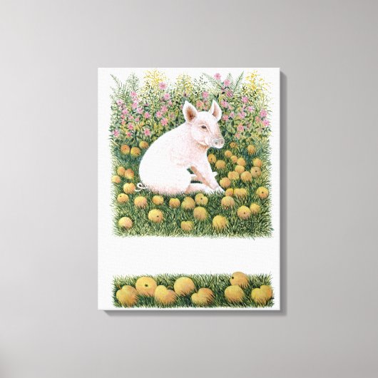 Nog één Apple Canvas Afdruk (Voorkant)