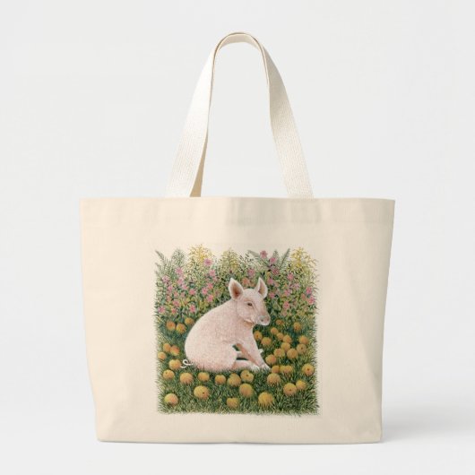 Nog één Apple Grote Tote Bag (Voorkant)