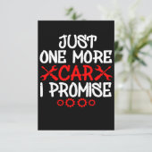 Nog één auto die ik beloof bedankkaart (Staand voorkant)