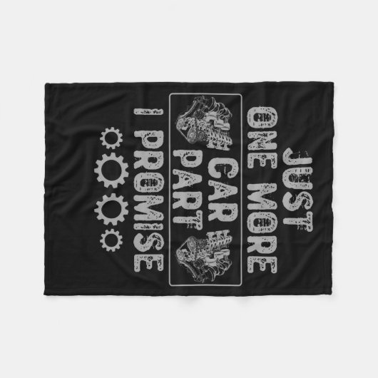 Nog één auto die ik beloof fleece deken (Voorkant (Horizontaal))