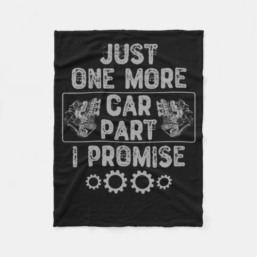 Nog één auto die ik beloof fleece deken (Voorkant)