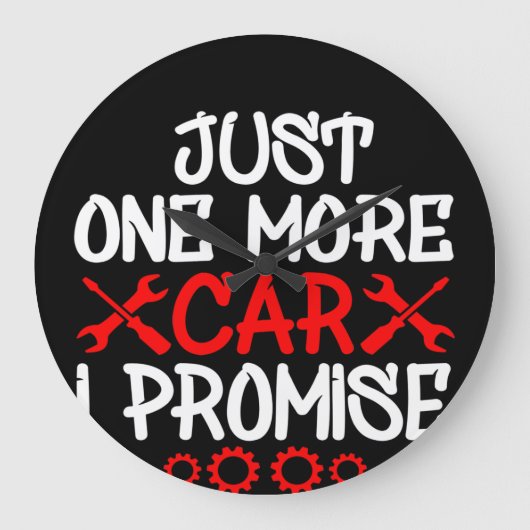 Nog één auto die ik beloof grote klok (Voorkant)