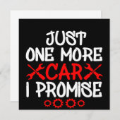 Nog één auto die ik beloof kaart (Voorkant / Achterkant)