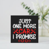 Nog één auto die ik beloof kaart (Staand voorkant)