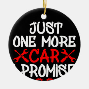 Nog één auto die ik beloof keramisch ornament