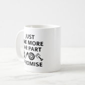 Nog één auto die ik beloof koffiemok (Voorkant links)