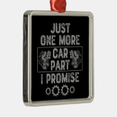 Nog één auto die ik beloof metalen ornament (Rechts)