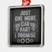 Nog één auto die ik beloof metalen ornament (Links)