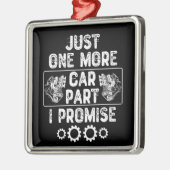 Nog één auto die ik beloof metalen ornament (Links)