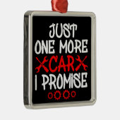 Nog één auto die ik beloof metalen ornament (Rechts)
