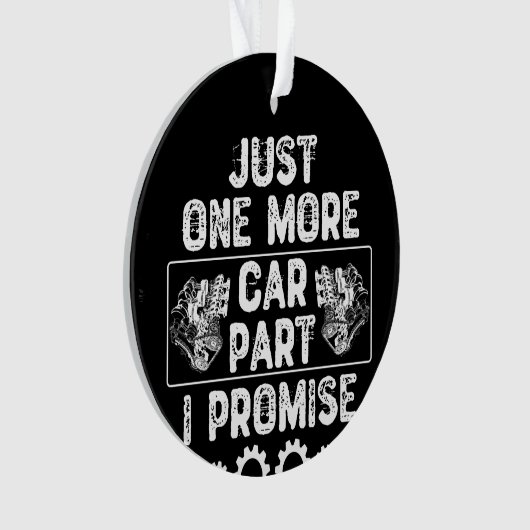 Nog één auto die ik beloof ornament (voorkant)