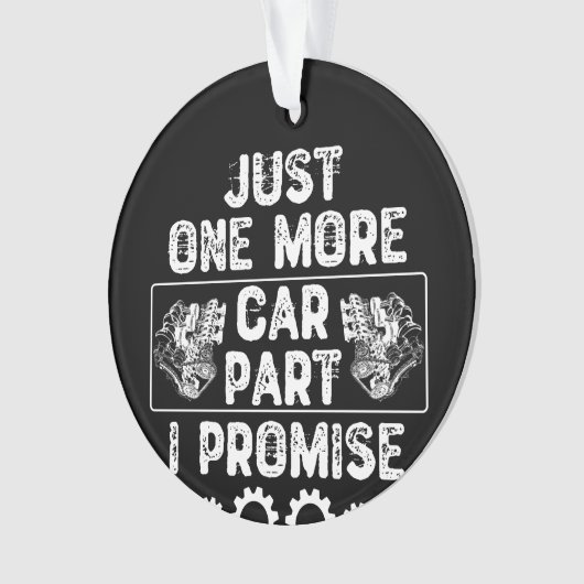 Nog één auto die ik beloof ornament (voorkant)