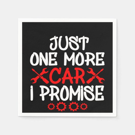 Nog één auto die ik beloof servet (Voorkant)