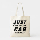 Nog één auto die ik beloof tote bag (Achterkant)