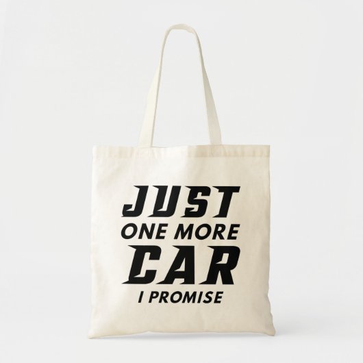 Nog één auto die ik beloof tote bag (Voorkant)