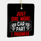 Nog één auto in mijn belofte - autoliefhebber keramisch ornament (Rechts)