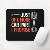 Nog één auto in mijn belofte - autoliefhebber muismat (Met muis)