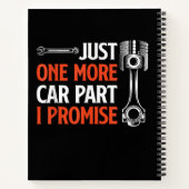 Nog één auto in mijn belofte - autoliefhebber notitieboek (Achterkant)