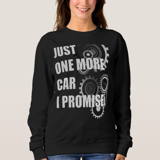 Nog één auto-onderdeel belofte voor autoliefhebber trui (Voorkant)