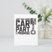 Nog één auto-onderdeel dat ik beloof: automerk uitnodiging briefkaart (Staand voorkant)