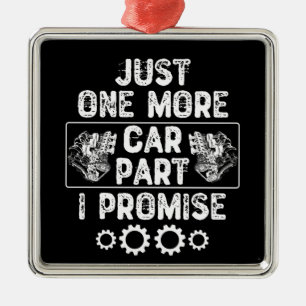 Nog één auto-onderdeel I-belofte Metalen Ornament