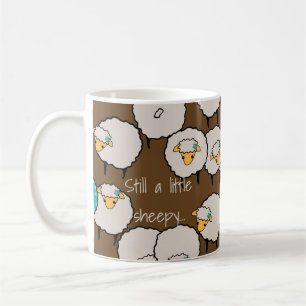 Nog een beetje schaapachtig heb koffie nodig leuk  koffiemok