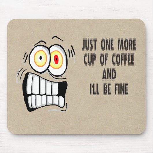 Nog een beker koffie muismat (Voorkant)