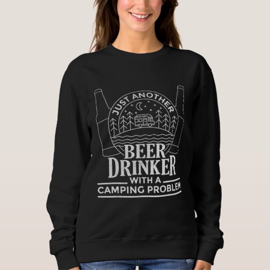 Nog een bierdrinker met een kampeerprobleem 3 trui (Voorkant)