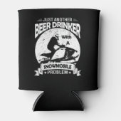 Nog een bierdrinker met een snowmobile blikjeskoeler (Voorkant)