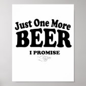 Nog één biertje dat ik beloof poster (Voorkant)
