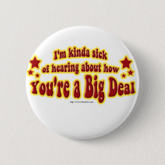 Nog een big deal-ontwerp ronde button 5,7 cm (Voorkant)