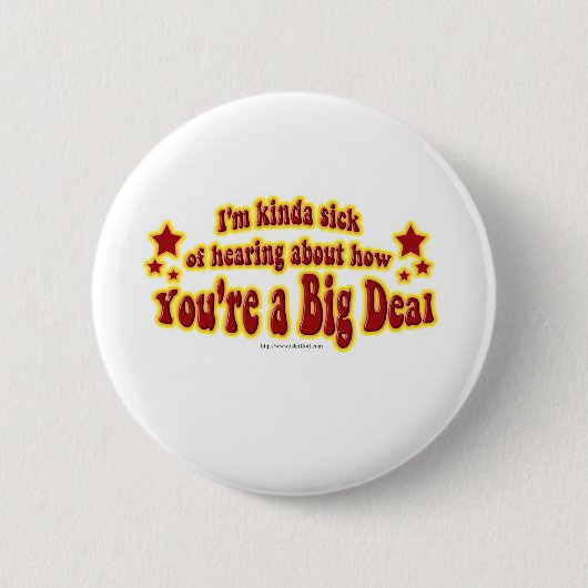Nog een big deal-ontwerp ronde button 5,7 cm (Voorkant)