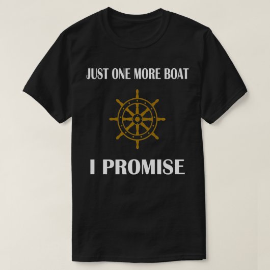 Nog één boat dat ik beloof dat kapitein Christma T-shirt (Design voorkant)