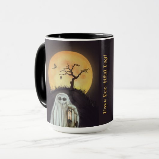 Nog een boog-tiful dag! Zwart handvat Mok (Voorkant links)