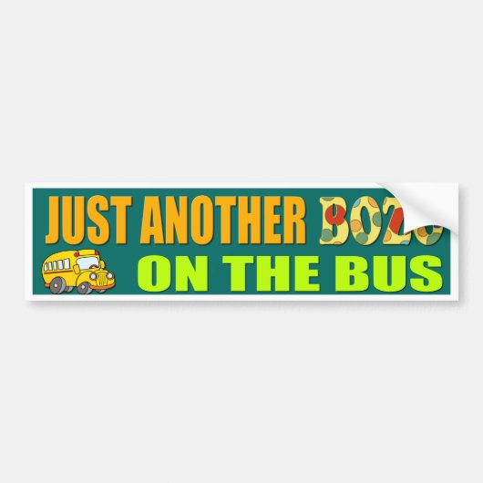 Nog een bozo op de Bumpersticker (Voorkant)