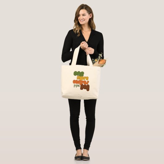Nog een Canvas Bag Chunky Grote Tote Bag (Voorkant (model))