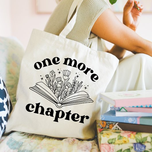 Nog een Chapter Book Lover Gezegde Tote Bag