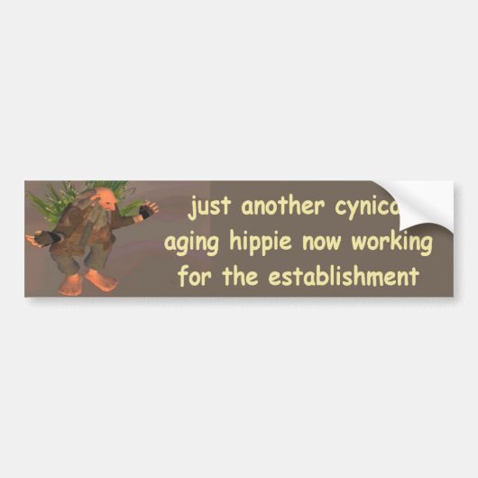 nog een cynisch bumpersticker (Voorkant)