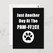 Nog een dag bij de Paw-Office-pop. Briefkaart (Voorkant / Achterkant)